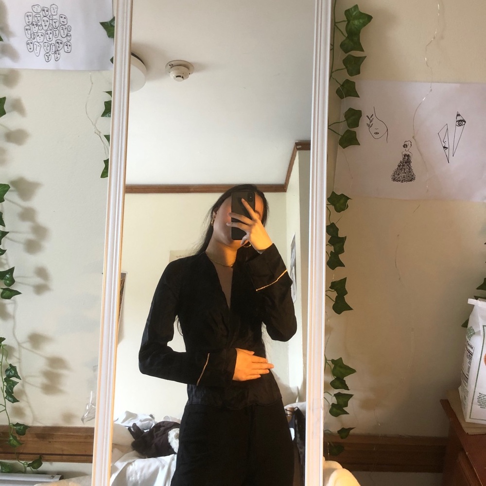 Thrifted Tie Top